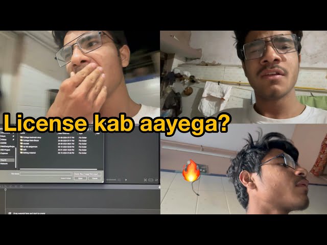 License ki raah dekh raha hu😢 | VLOG NO.34