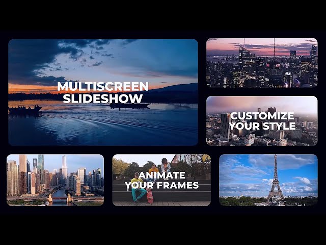 Collage Opener / Multiscreen Slideshow ( After Effects Template ) @aetemplates