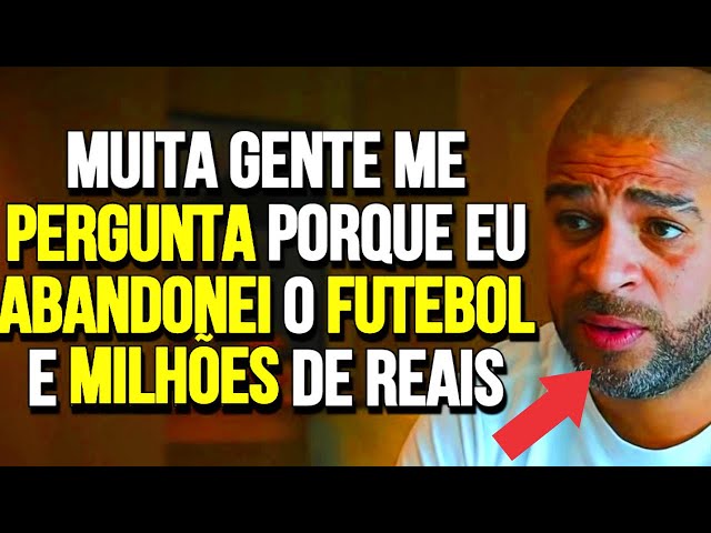 EMOCIONANTE! Adriano Imperador CONTA por que DESISTIU do futebol