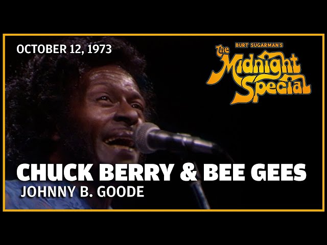 Johnny B. Goode - Bee Gees and Chuck Berry | The Midnight Special