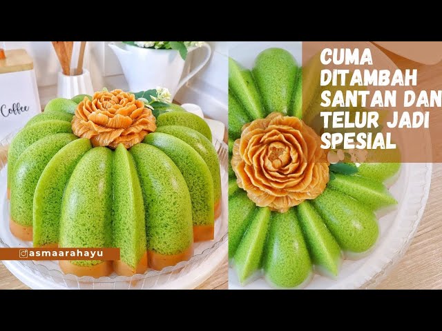 ANTI GAGAL PUDDING LUMUT PANDAN GULA AREN DENGAN TIPS UNTUK PEMULA