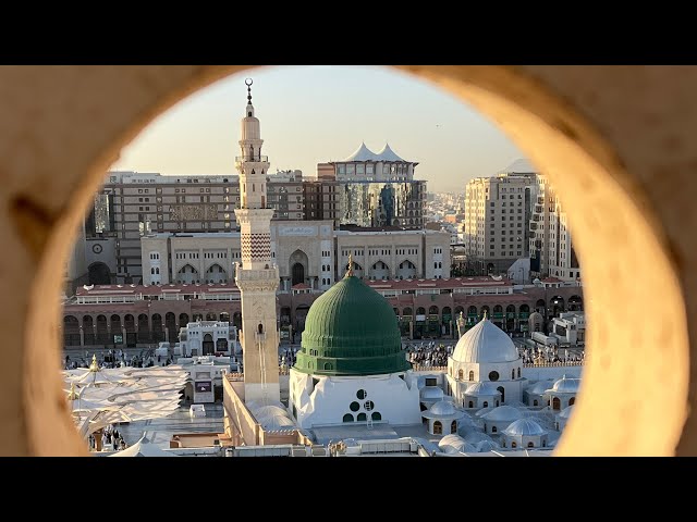 Masjid E Nabvi Today in Haram Alhamdulliah Baad Asar Very Beautiful view Masaallah #love