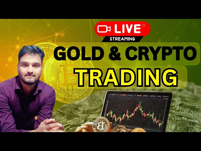 Live Session || Live Crypto And Gold Trading || 19 FEB| #goldtrading #cryptotrading #bitcoin #crypto