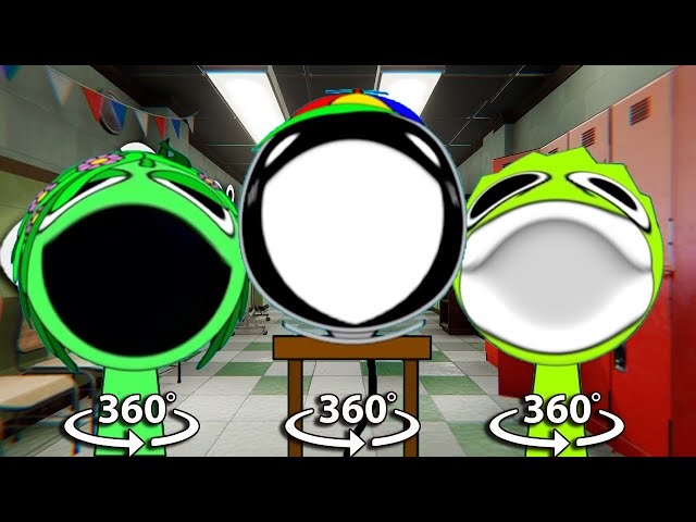 Pop Incredibox Sprunki In YOUR School 360° VR | 8K