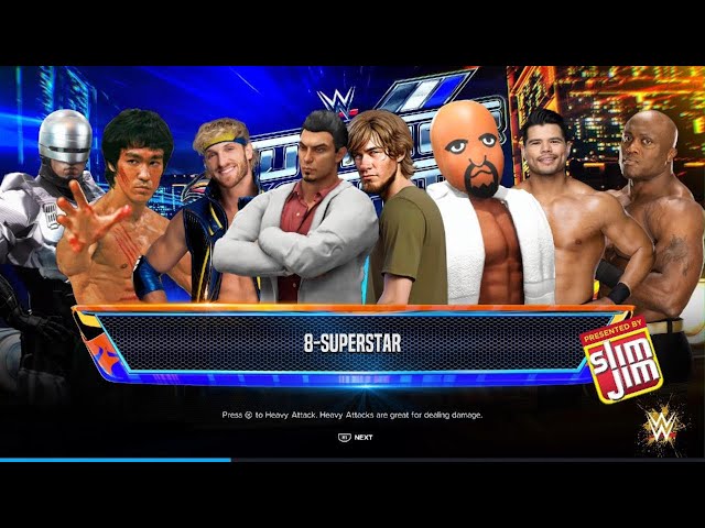 [WWE 2K24] Custom Matches | 8-Superstar Smash Up | Iron Man 30 Min Full Match | #5