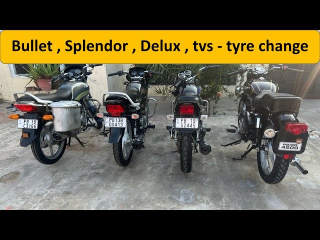 Bullet, delux , splender , etc 18,19 inch  new tyres | Unboxing & Information