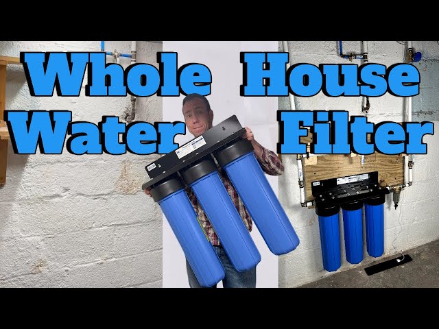 Whole House Water Filter - EASY Installation Guide