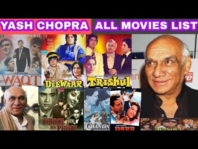 Yash  Chopra Hit and Flop Blockbuster movies|Yash Chopra Box-office Collection& Budget|filmography