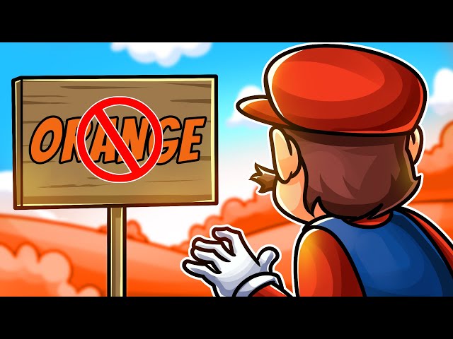 Every Mario Game but You Can't Touch ORANGE