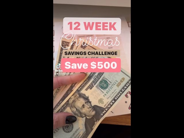 Money Saving Challenge for Christmas