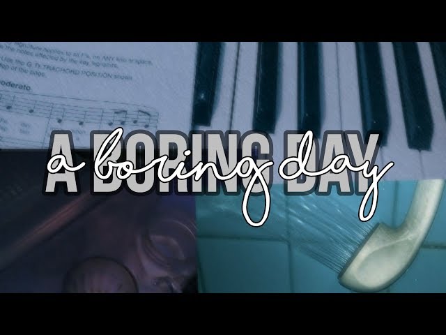 / a boring day / RANDOM VLOG #2