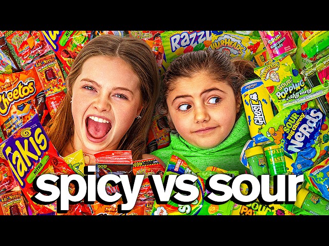 Eating The World's SPICIEST vs SOUREST FOODS