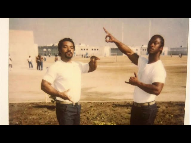 Old CDCR California Prison Photos With Gang Signs. Crips, Bloods, Pirus, Hoover Criminals 107, 112