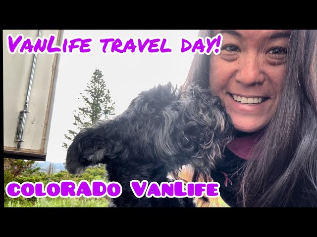 Colorado VanLife Travel Day! | Solo Female Vanlife (plus 🐶)