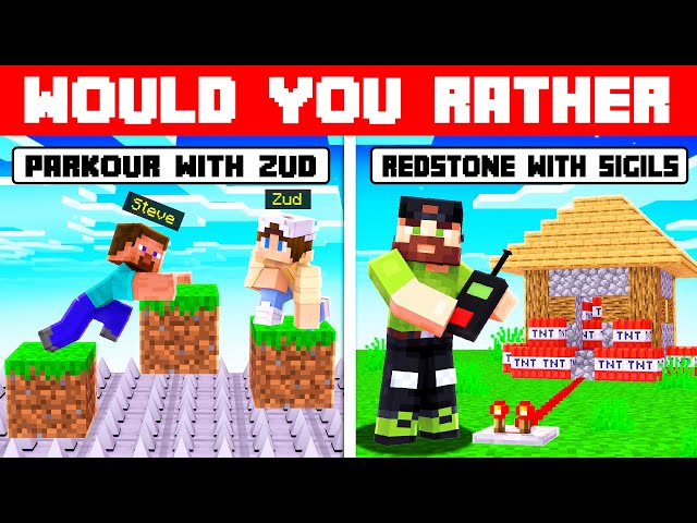 What Would YOU Rather in Minecraft?!