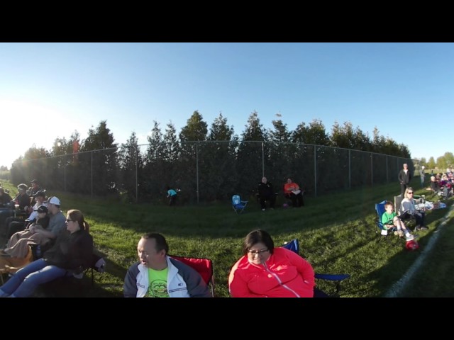 Hmong kid Star's First 2017 Soccer Game. 360 degree video