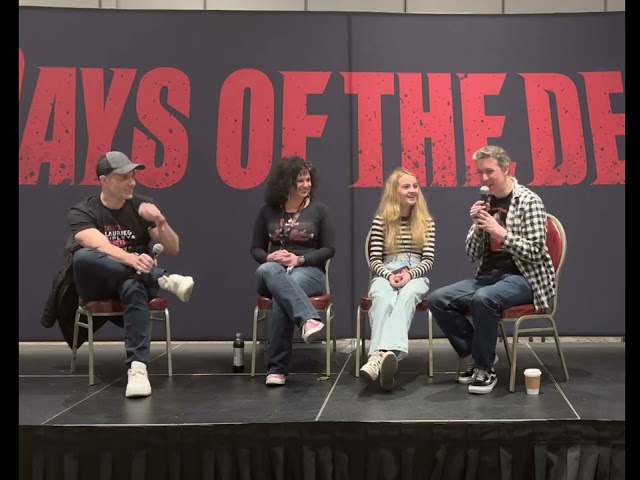 Terrifier panel w/  Damien Leone, Amelie McClain & David Howard Thornton at Days Of The Dead Vegas