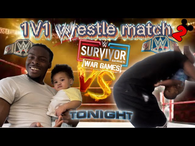 1V1 WWE WRESTLING MATCH WITH MY NEPHEWS 2 !