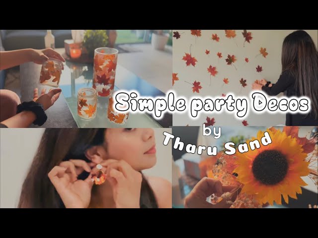 *NEW* INEXPENSIVE DIY PARTY DECORATING IDEAS✨| SIMPLE PARTY DECORS🍁