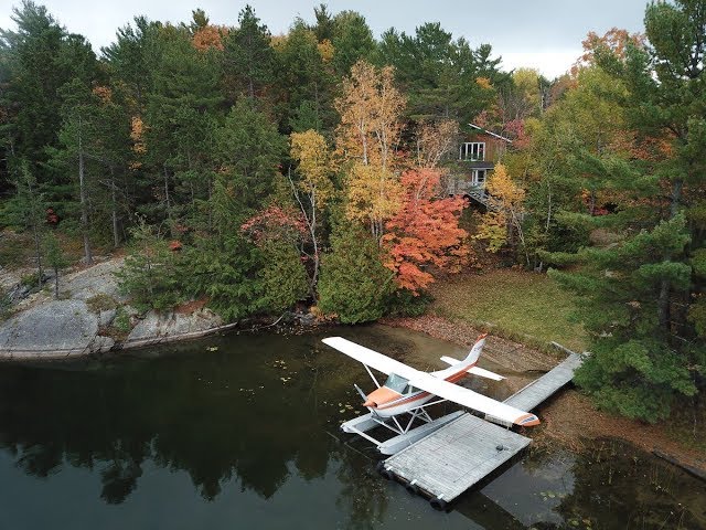 360 camera Float Flying Cessna 172 with Capt'n Jim