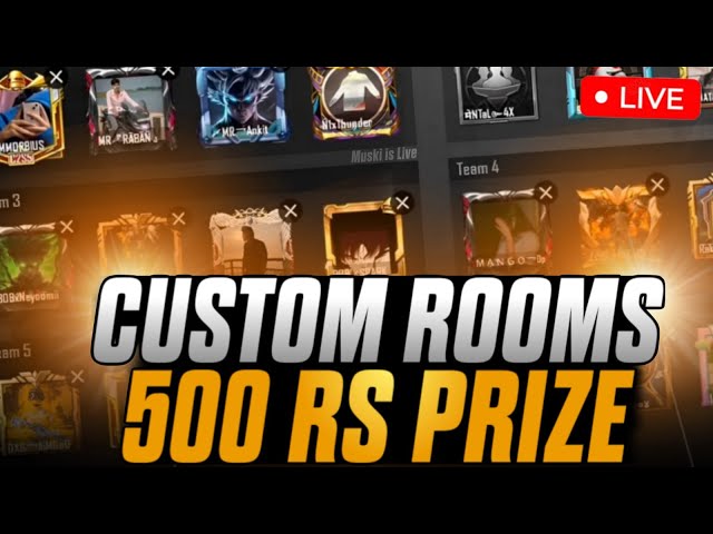 BGMI CUSTOM ROOMS LIVE || 650 RS PRIZE || PUBG LIVE CUSTOM ROOMS #bgmilivecustomroom #bgmicustomroom