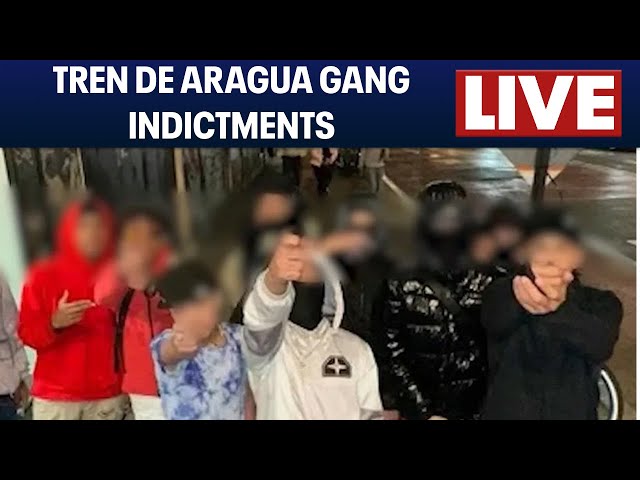 LIVE l Tren de Aragua gang indictments in NYC