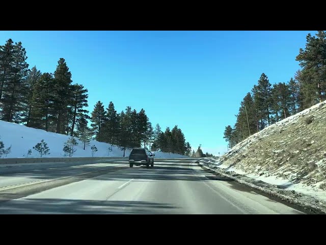 Driving from Cranbrook BC to YXC Cranbrook Airport - Winter 2025