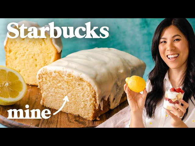 Homemade vs Starbucks LEMON LOAF CAKE | Delicious Dupes