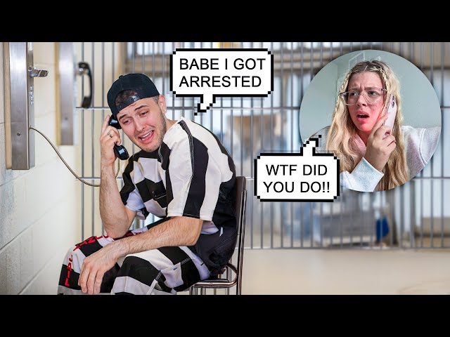 CALLING FROM "JAIL" PRANK ON WIFE TO SEE HOW SHE REACTS!!