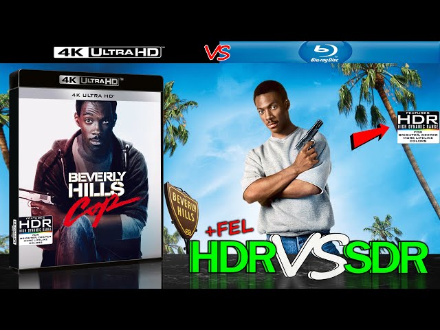 Beverly Hills Cop 1984 HDR ANALYSIS 4K BD vs 1080p BD SDR 100nits #TRUE_DIFFERENCE #WATCH_IN_HDR