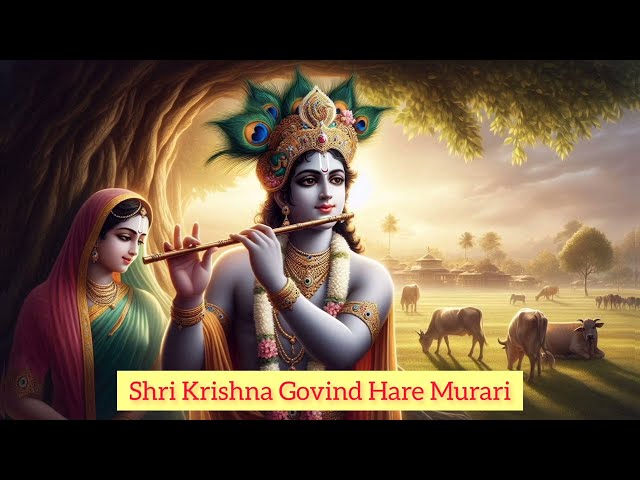 Shri Krishna Govind Hare Murari | Krishna Bhajan with Lyrics | Bhakti song | Dj | Remix #krishna