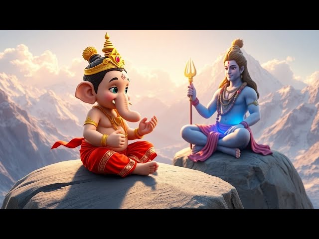 Ganpati Bappa Morya | गणपति बाप्पा मोरया, मंगलमूर्ति मोरया #ganesh #hindi #story