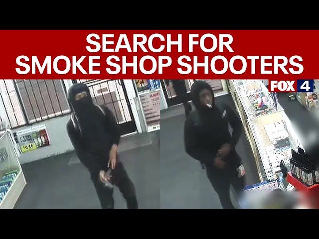 Trackdown: Help find West Dallas smoke shop shooting suspects