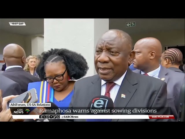 Ramaphosa lambasts Afriforum and Solidarity for meeting with Trump's senior officials