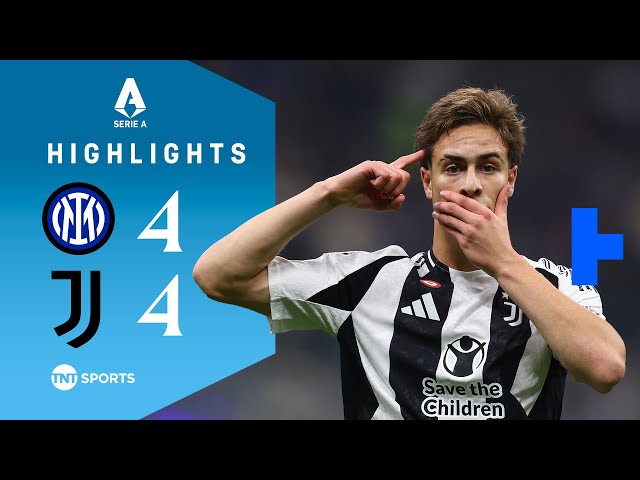 Kenan Yildiz Stars In Classic Derby D’Italia 🤯 | Inter 4-4 Juventus | Serie A Highlights