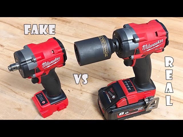 Aliexpress Fake Milwaukee vs Genuine Milwaukee Impact Wrench