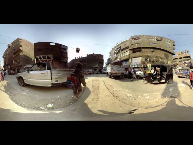 Garbage Village Cairo in 3D