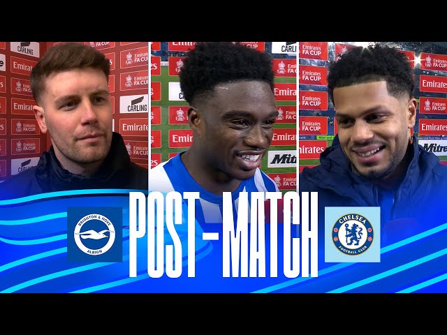 POST-MATCH | Hurzeler, Lamptey And Georginio | Brighton v Chelsea