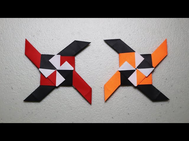 Origami Ninja Star Tutorial Master the Art of Paper Throwing Weapons!