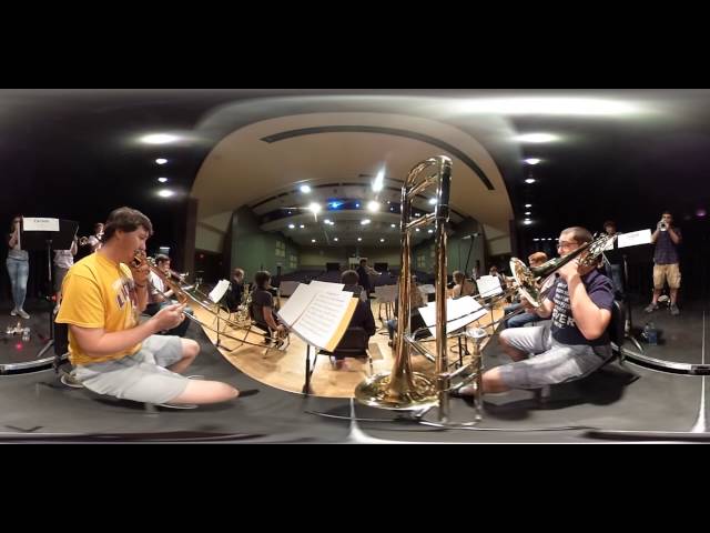 360 video: All State Jazz Band practice