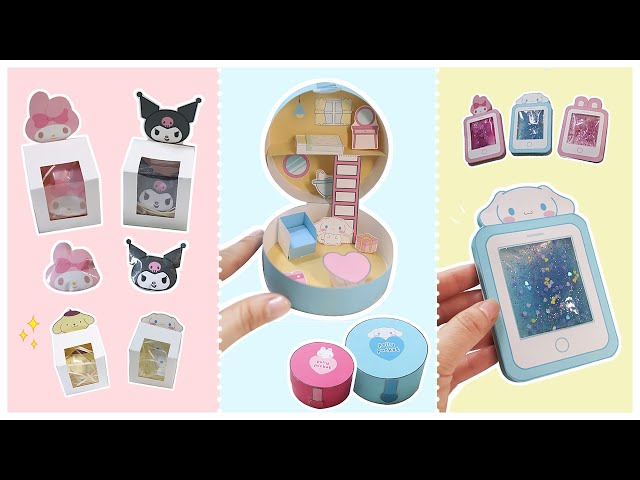 DIY paper crafts, Sanrio cinnamoroll, easy craft ideas,  Free printable