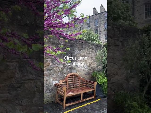 Circus Lane in Edinburgh, Scotland