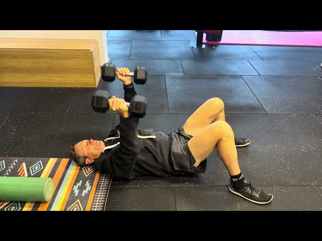 Dumbbell Floor Press  Neutral Grip