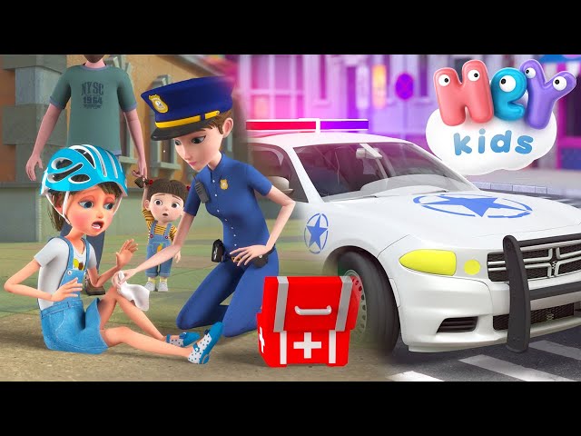 Voiture De Police chanson 🚔 Comptines pour bébé | HeyKids Français