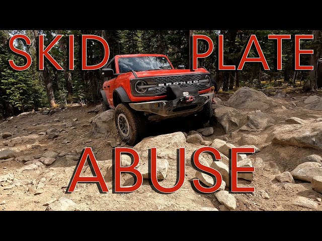 Abusing the skid plates - Stock Bronco takes on MSV and Coney Flats