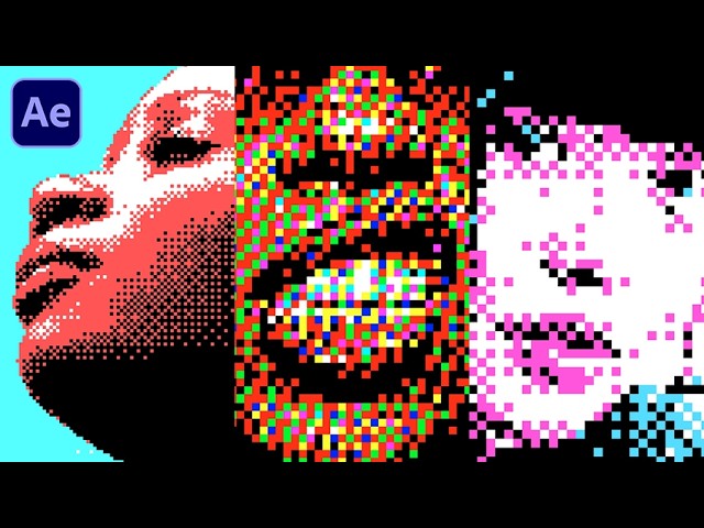 Discover The BEST Pixel Dither Effects In After Effects With RetroDither Plugin