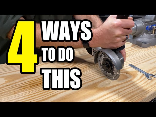 How to Change a Grinder Wheel | 4 Different Ways