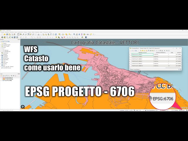 WFS Catasto - come usarlo bene in QGIS - EPSG 6707