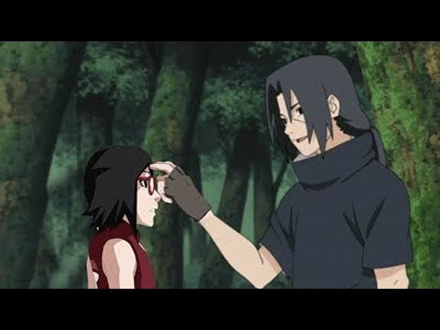 Sasuke let Sarada see her uncle Itachi for the first time