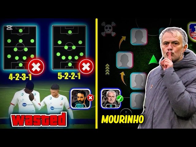 You Bought Josè Mourinho But Don’t Know The Rightful Custom Formation To Use…? WATCH HERE..!!!😍🔥